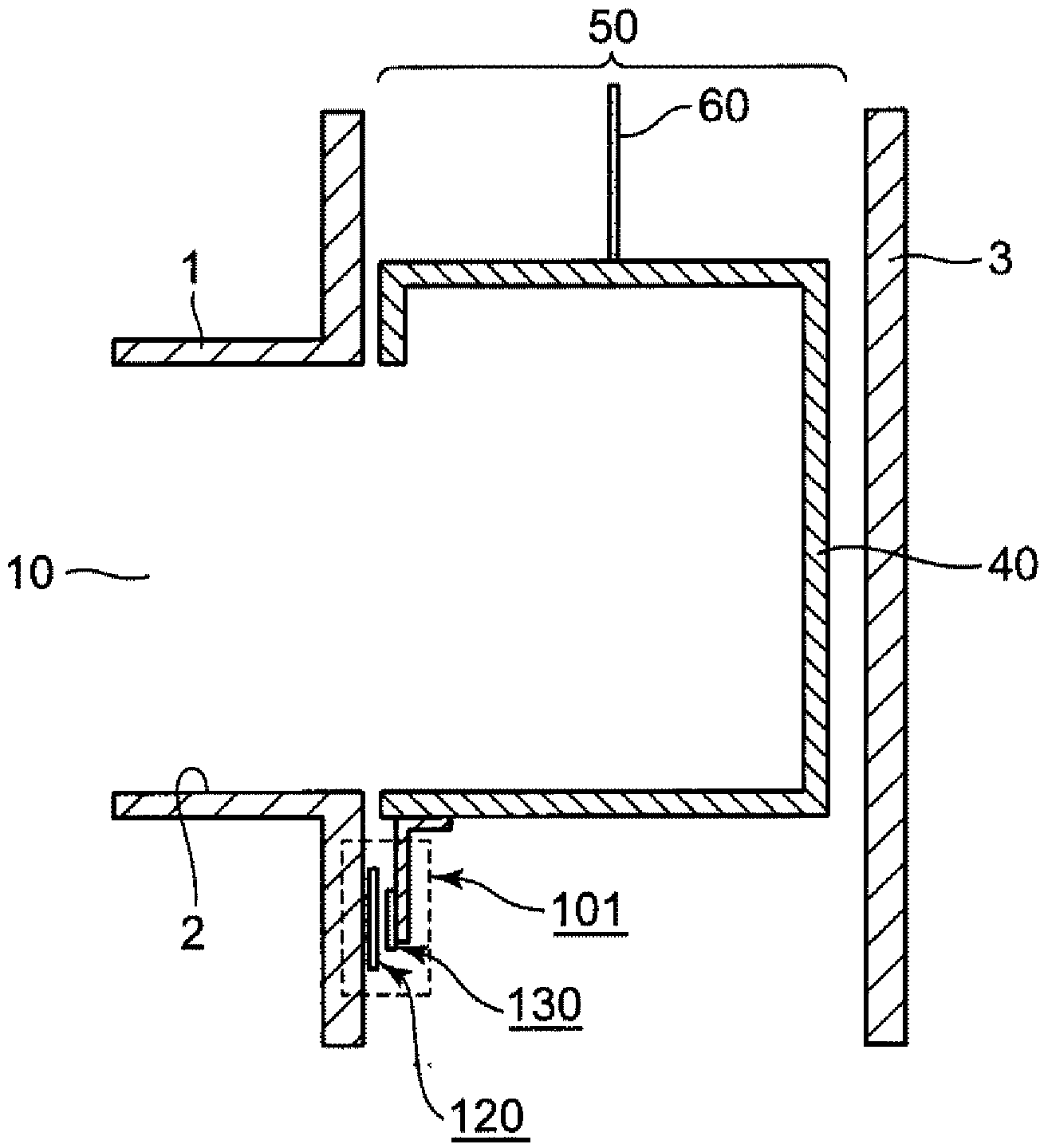 Elevator car location detector device