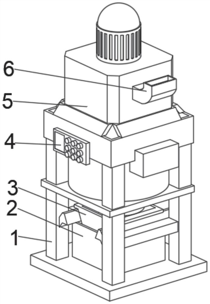 Multi-stage high-speed grain grinding device