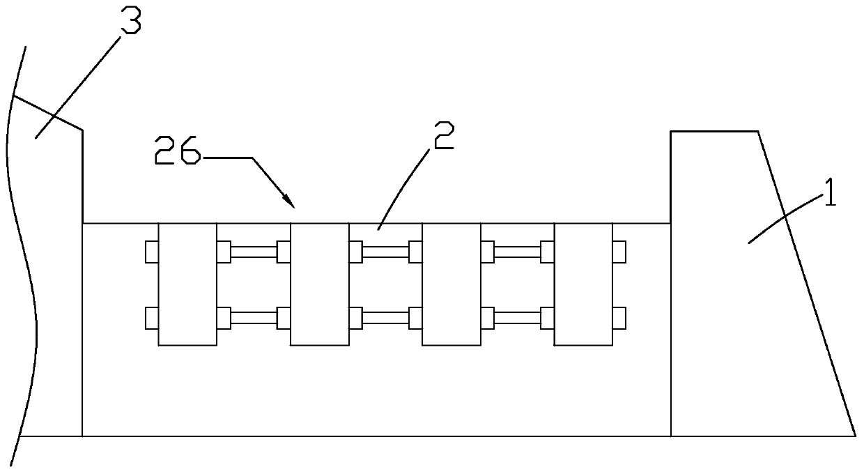 Ecological seawall slope protection structure and construction method thereof