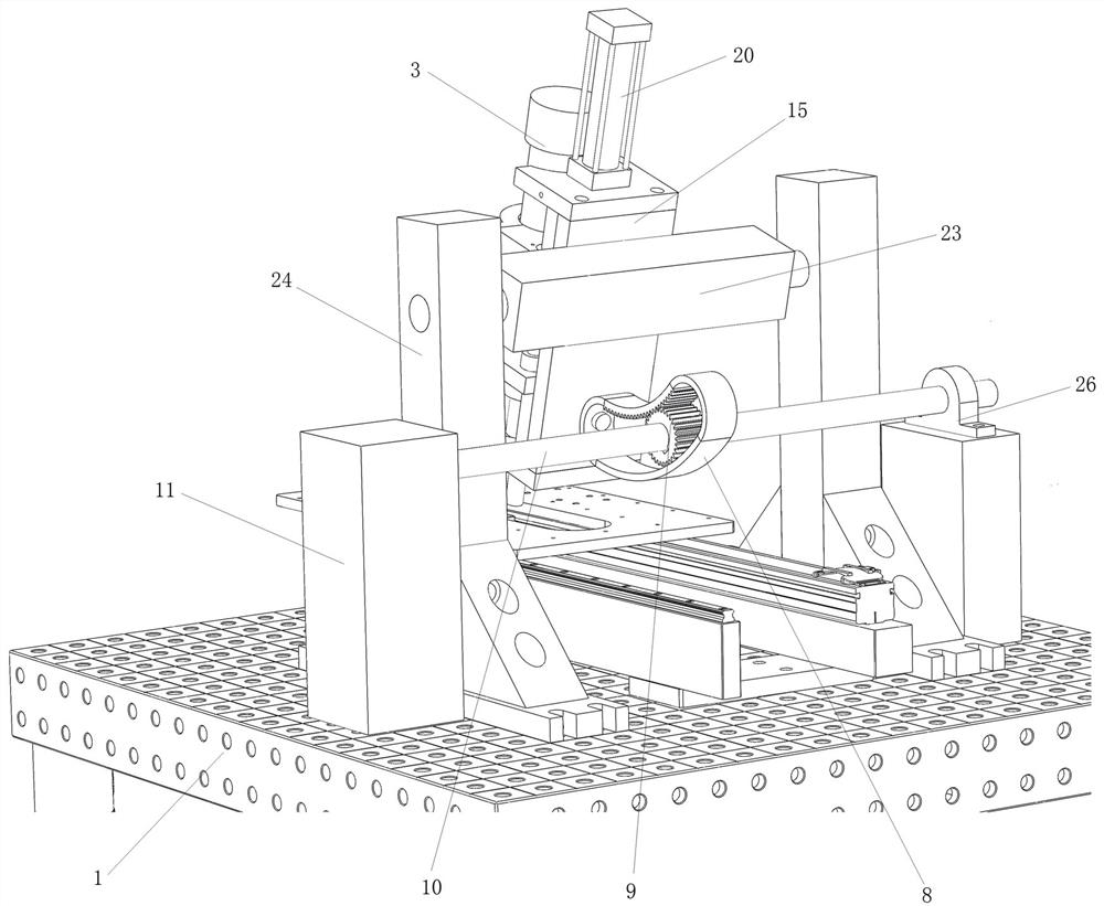 Ultrasonic-assisted laser welding device and method capable of swinging along with welding