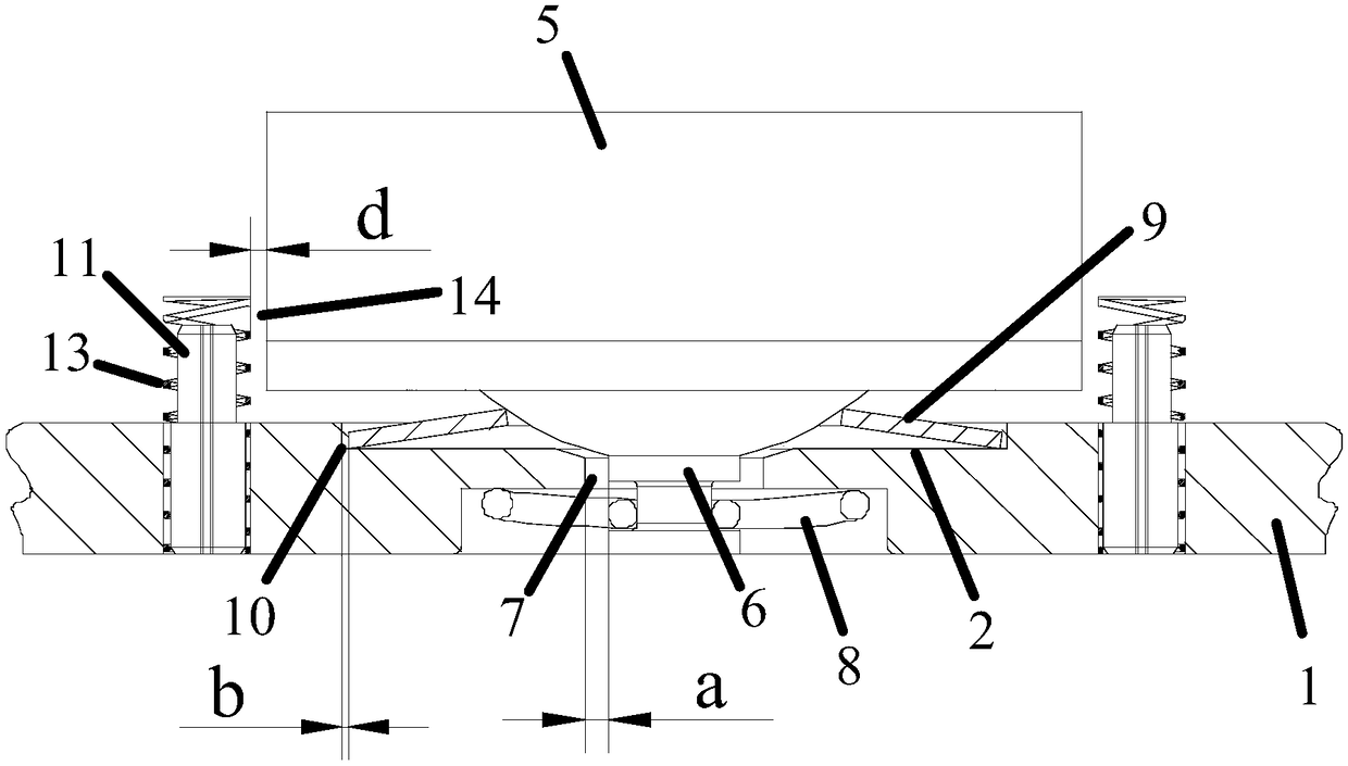 Floating type brake pad