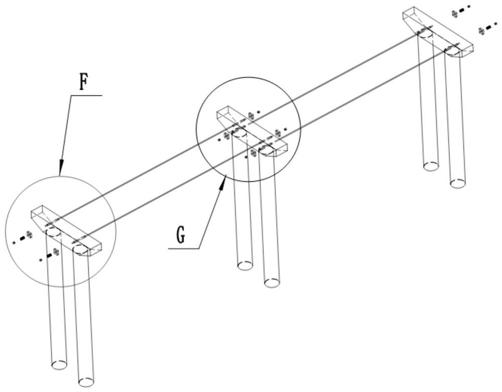 A method for determining the cross-sectional area of ​​a continuous girder bridge and its cables and the rigidity of elastic bodies