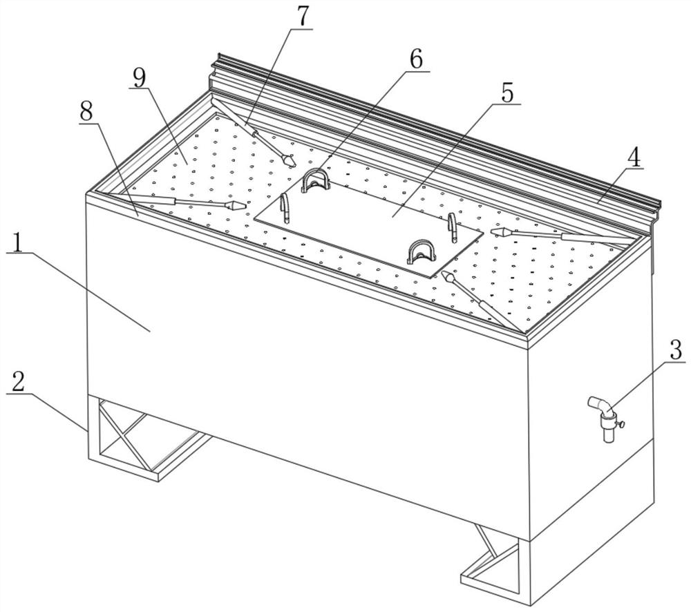 Adjustable dissecting table for animal experiments, and use method thereof