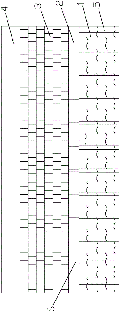 Construction method for improving bearing capacity of seawall armor foundation