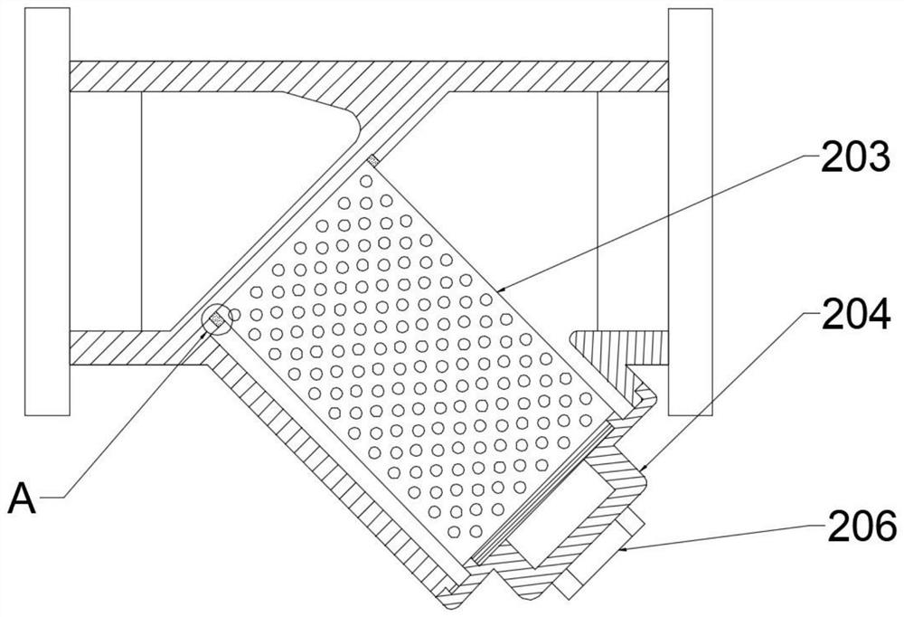 Coal gas filtering device suitable for annealing furnace