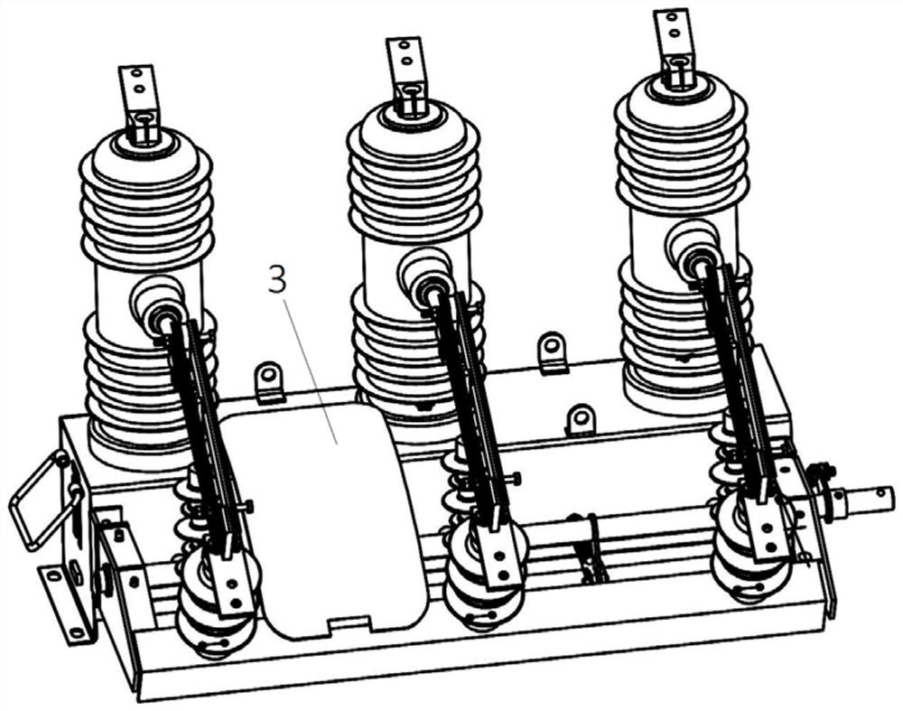 Special-shaped external damage prevention device for circuit breaker platform, and installation method thereof