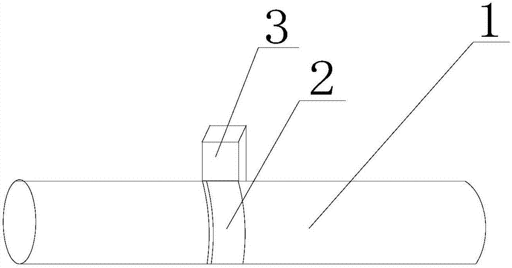 Device for transmitting petroleum exploitation data from long distance