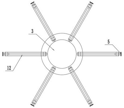 Connecting device for burying pile casing and construction method