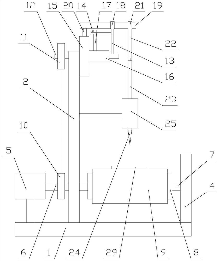 Automatic punching device for metal products