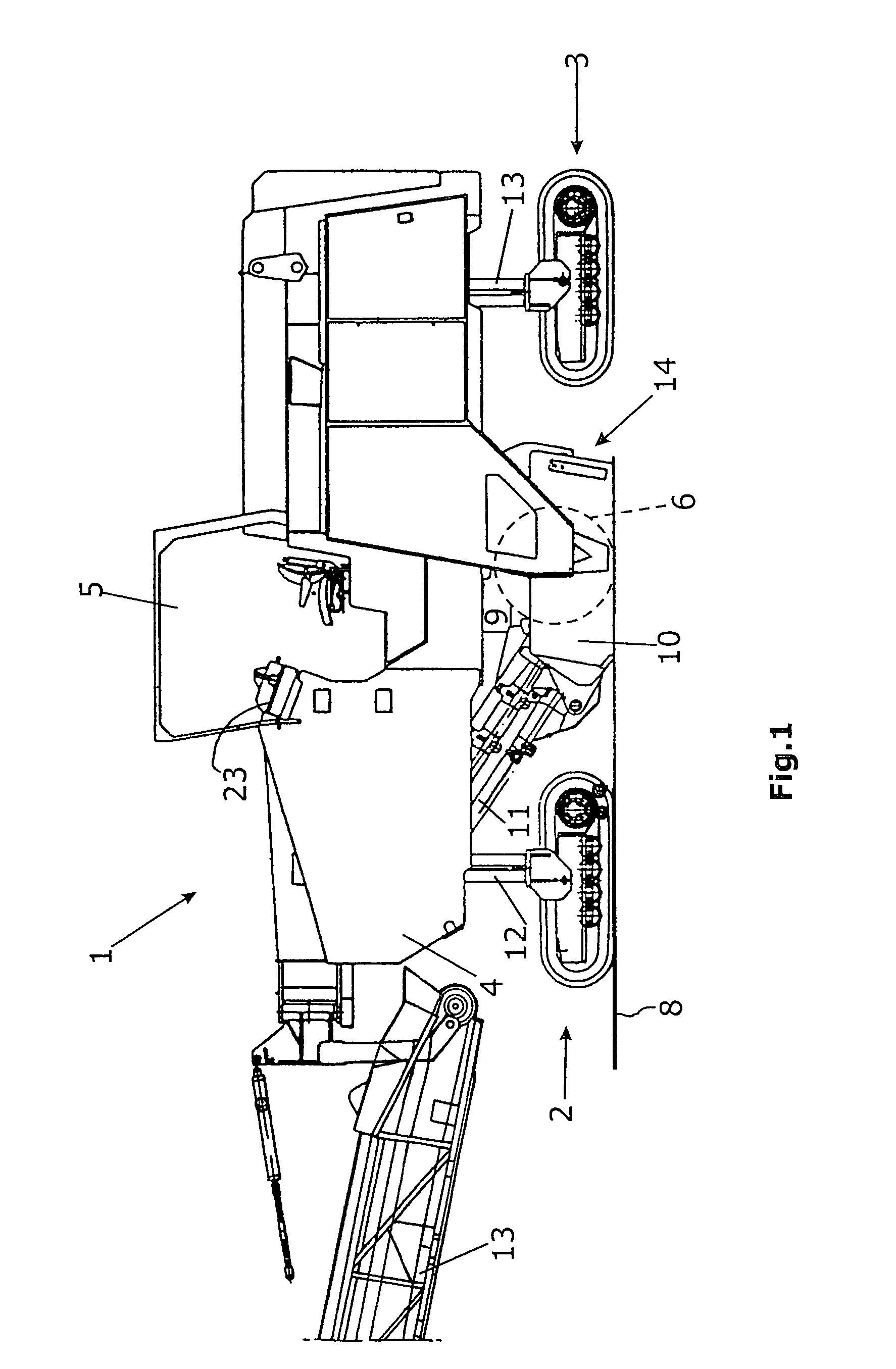 Road milling machine and method for measuring the milling depth