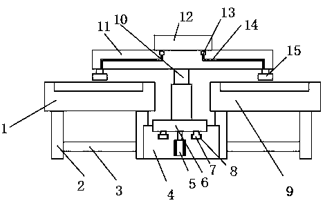 Full-automatic chip mounting device for SMT (Surface Mounted Technology) mobile phone double-parallel production line