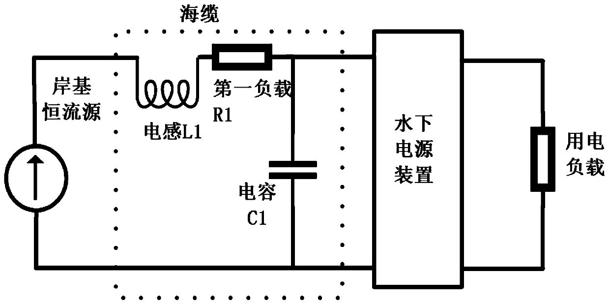 Power self-matching voltage stabilization type constant-current underwater power supply and power supply method thereof