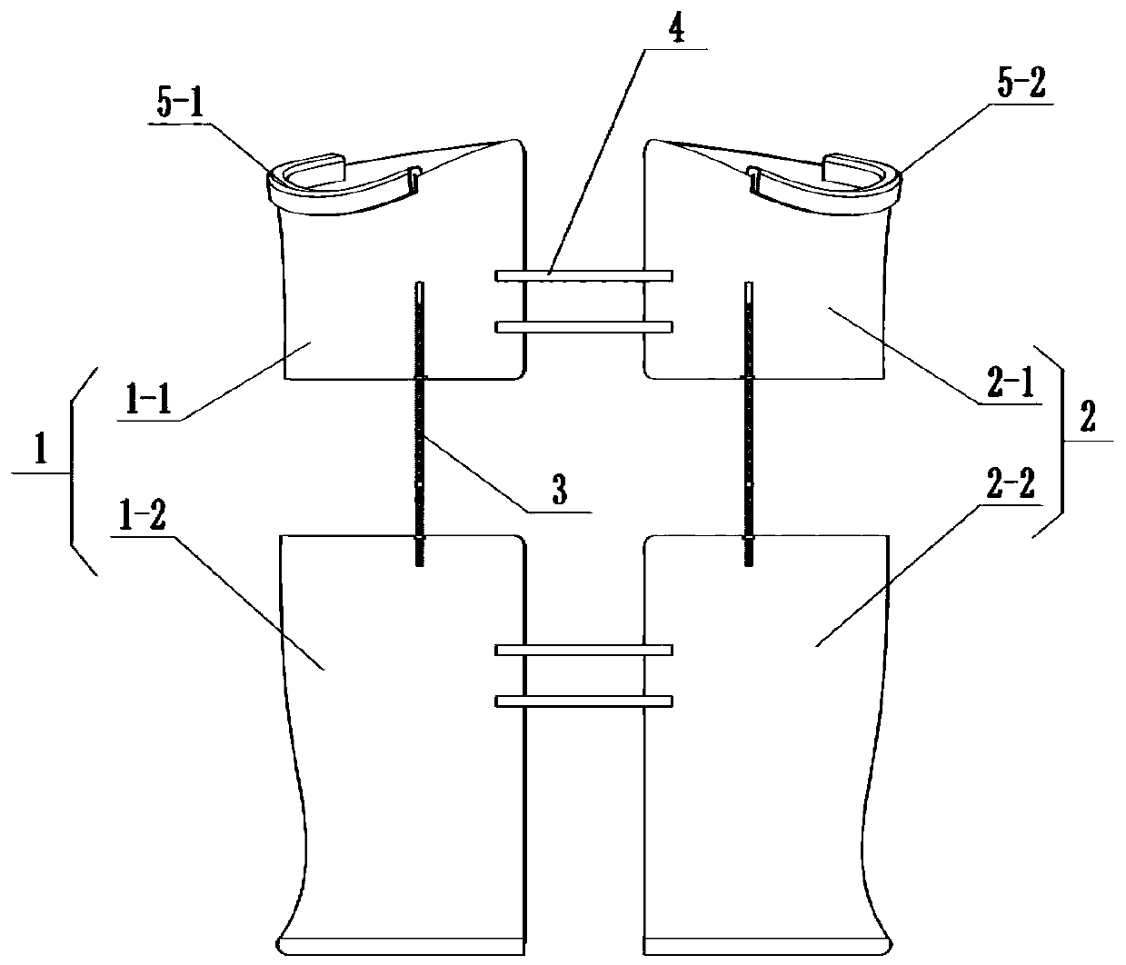 Adjustable type thoracic vertebra and lumbar vertebra traction and shape straightening fixer