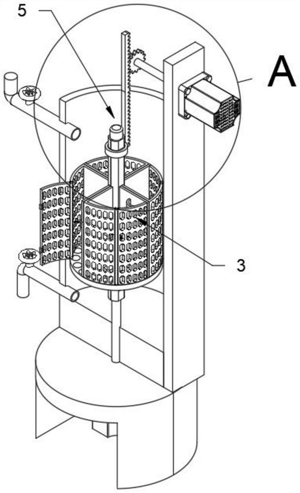 Cleaning and disinfecting device for medical instruments in nephrology department