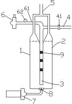 Casting machinery waste gas treatment system