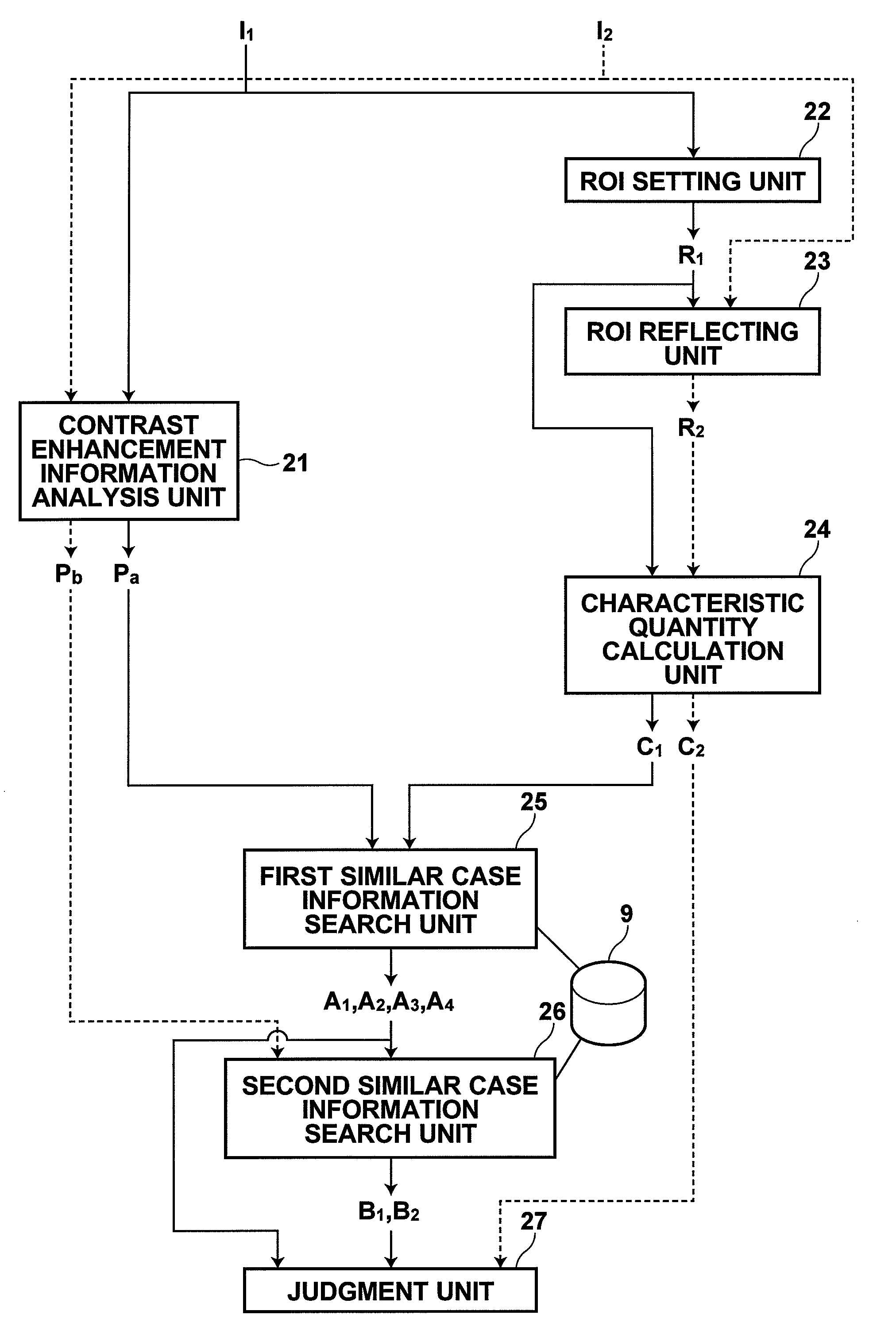 Similar case search apparatus and method, and recording medium storing program therefor