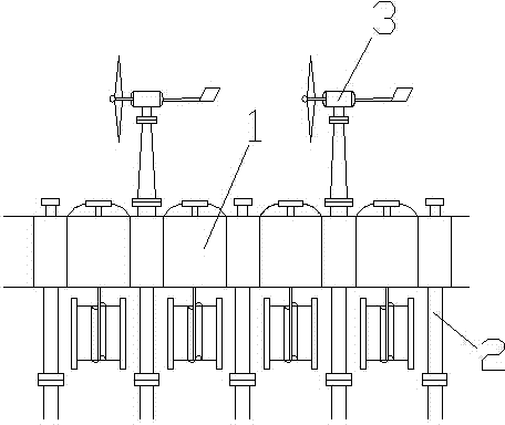 Combined dam type tidal power generator