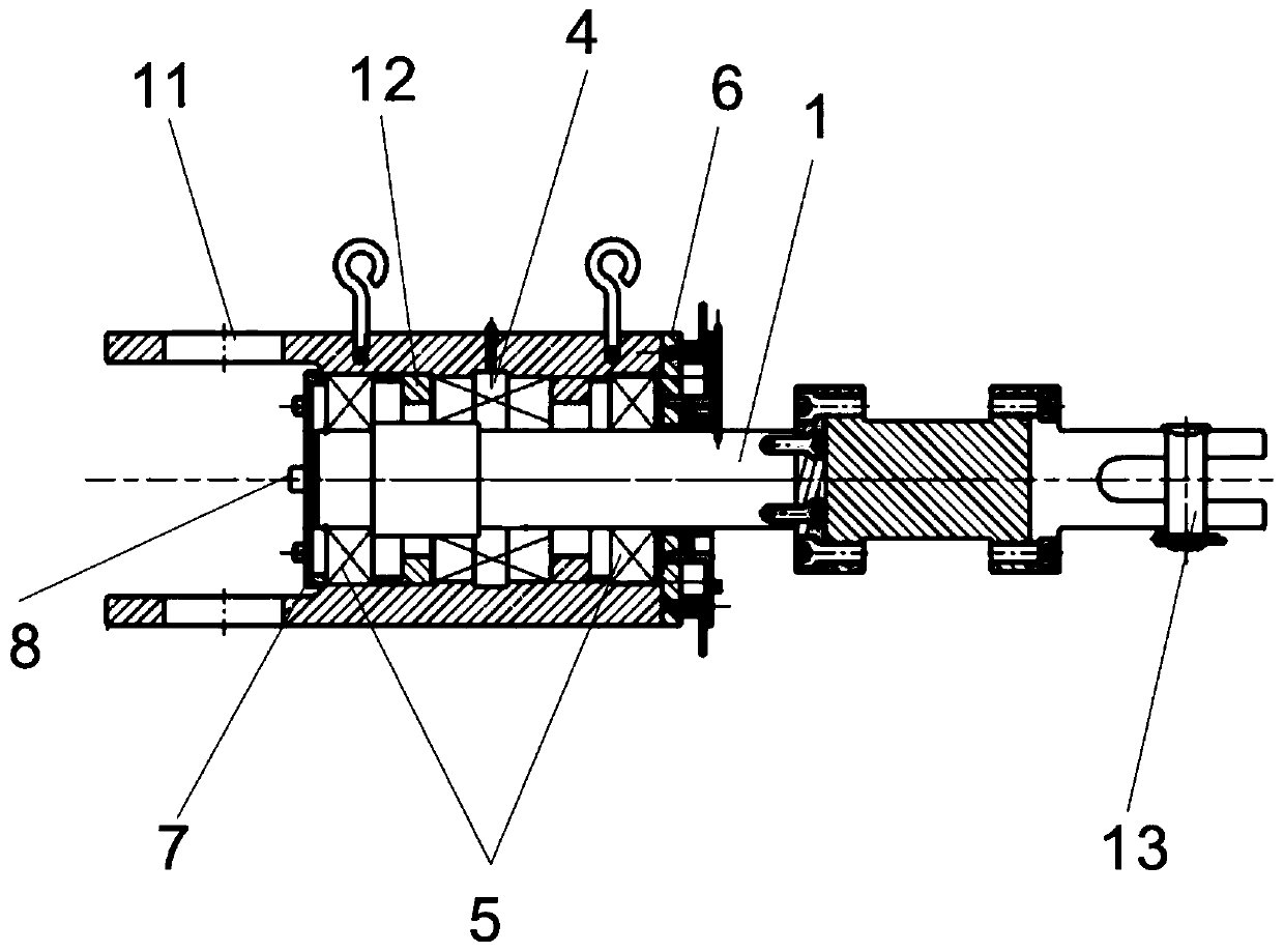 Device and method for measuring torque and torsion angle of steel wire rope