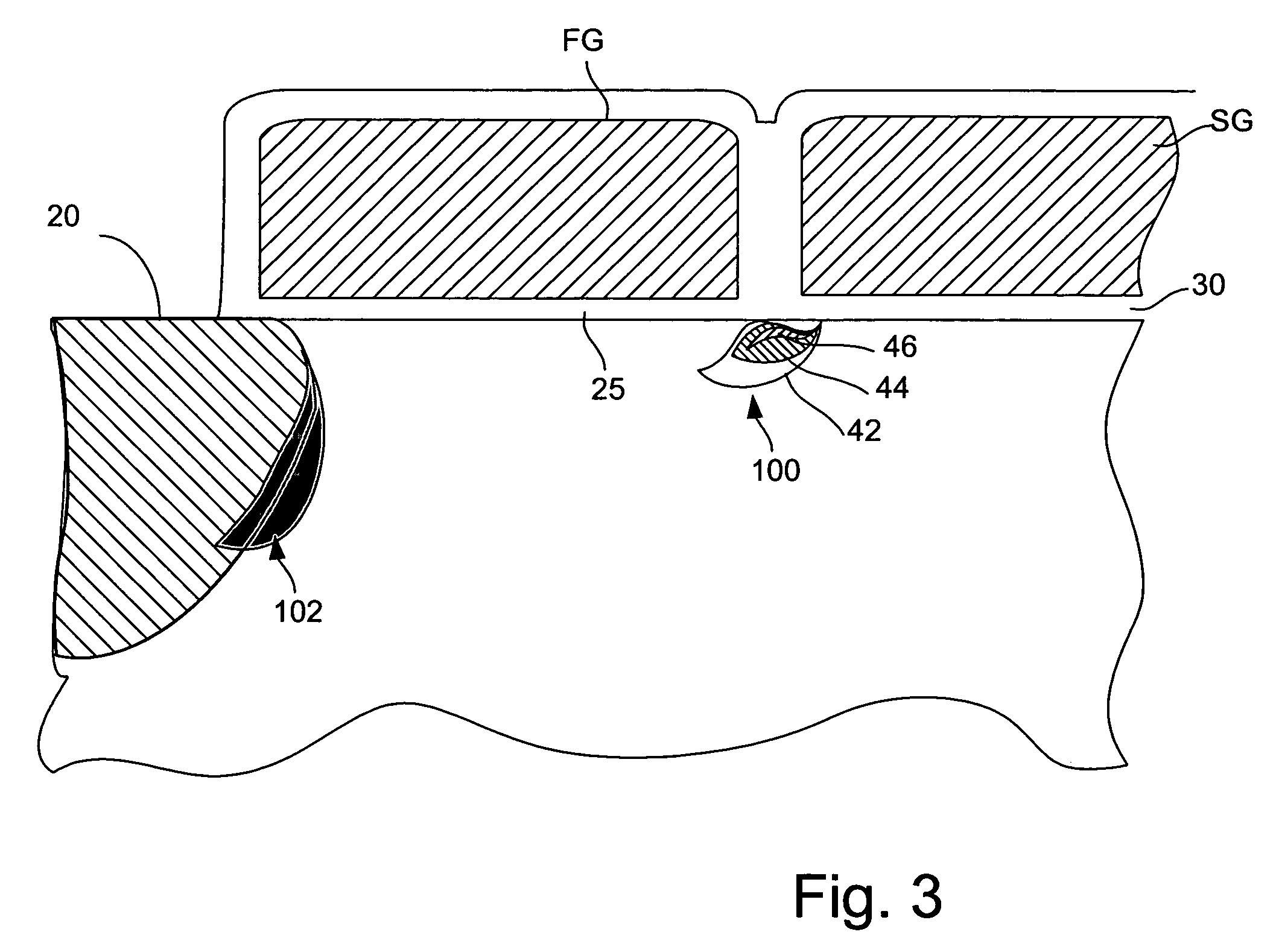 Flash memory programming using gate induced junction leakage current