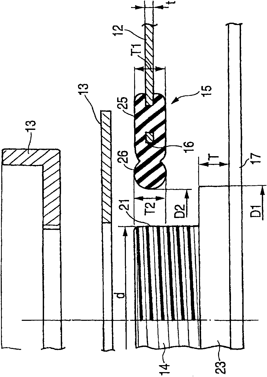 Storage battery and insulator and battery-use container using them