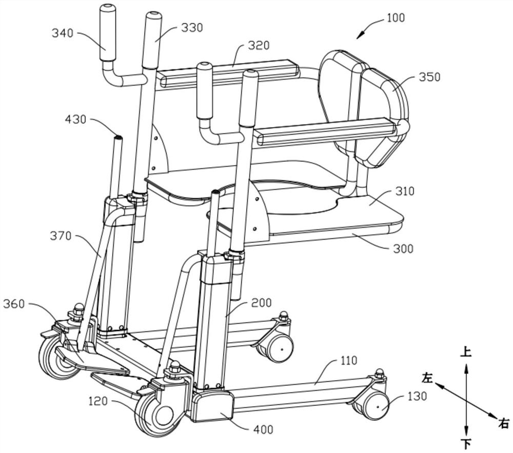 Liftable shifting machine