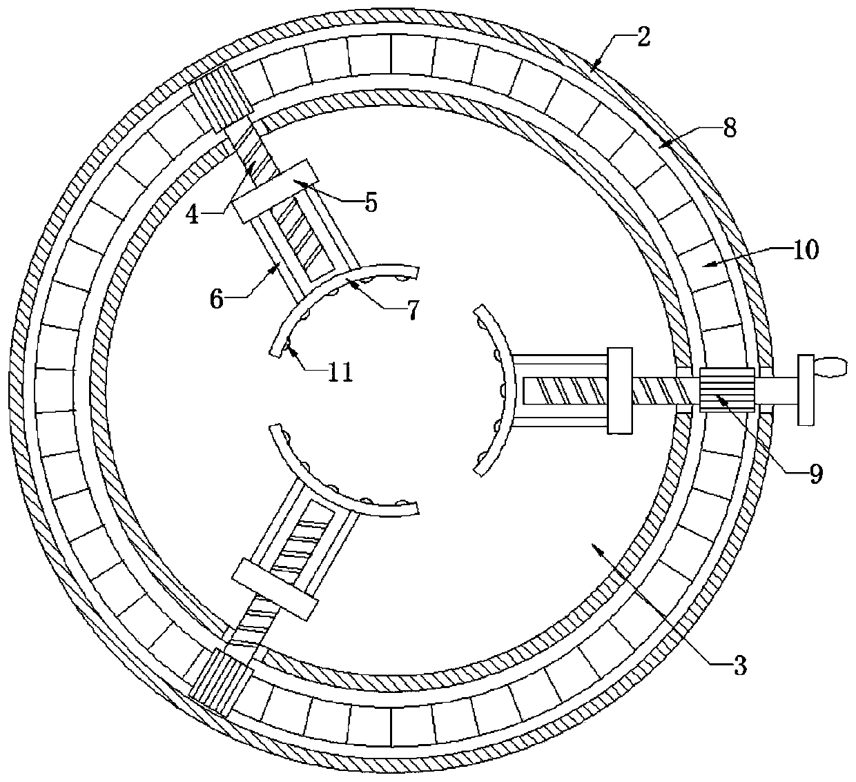 Special-shaped part polishing device for machining