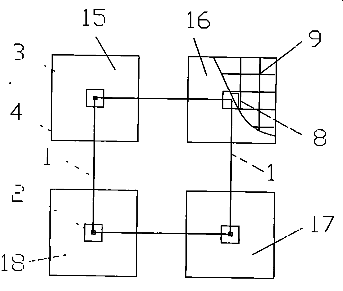 Method for pile plate base for ultra-high voltage electric power line steel tower on soft foundation