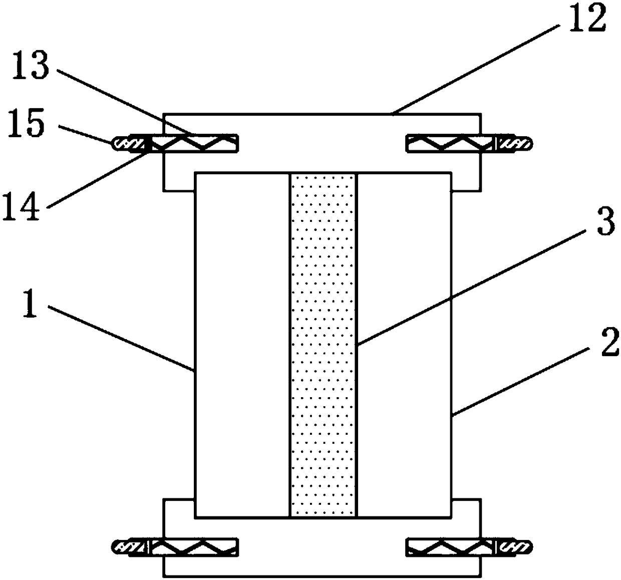 Double-hole quartz tube