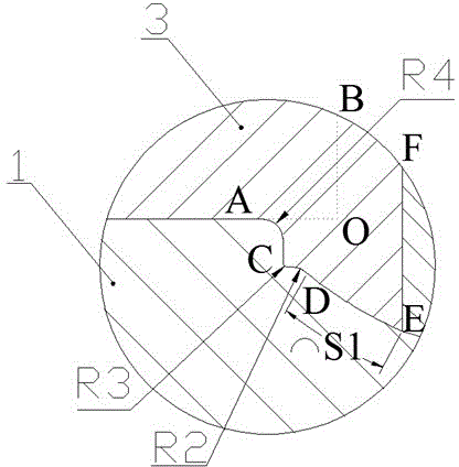 Structure for relieving stress concentration of intersecting lines inside plastic tee pipe