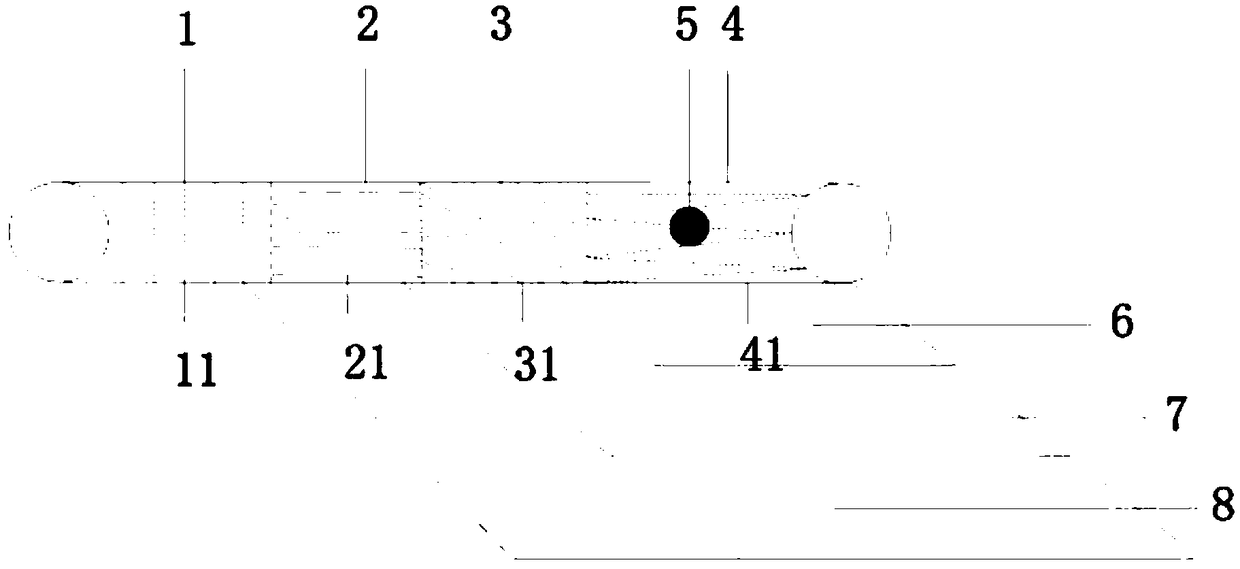 Heat-not-burn cigarette used for annular heat-not-burn device