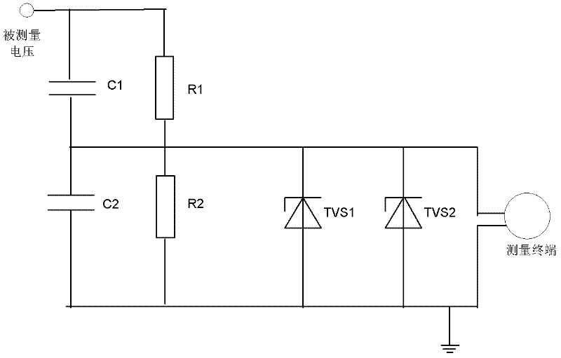 Device for measuring arc voltage of direct current circuit breaker