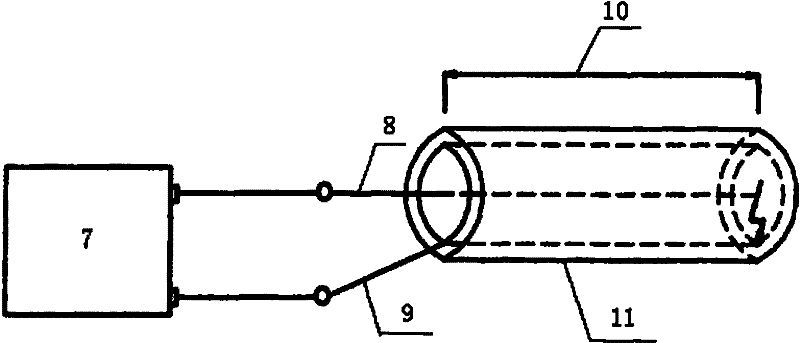 A standard device of a cable fault flash tester