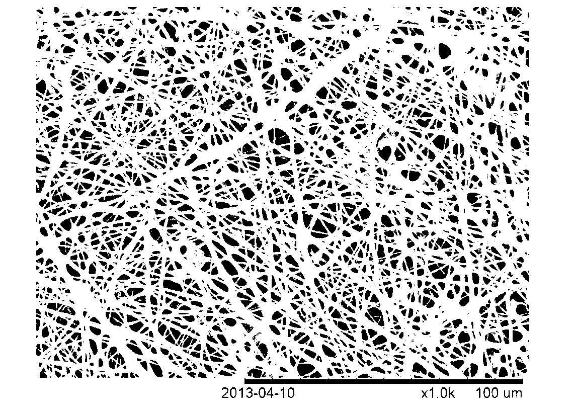 Method for preparing skin-core structured drug-loading nanofiber through needleless electrostatic spinning technology