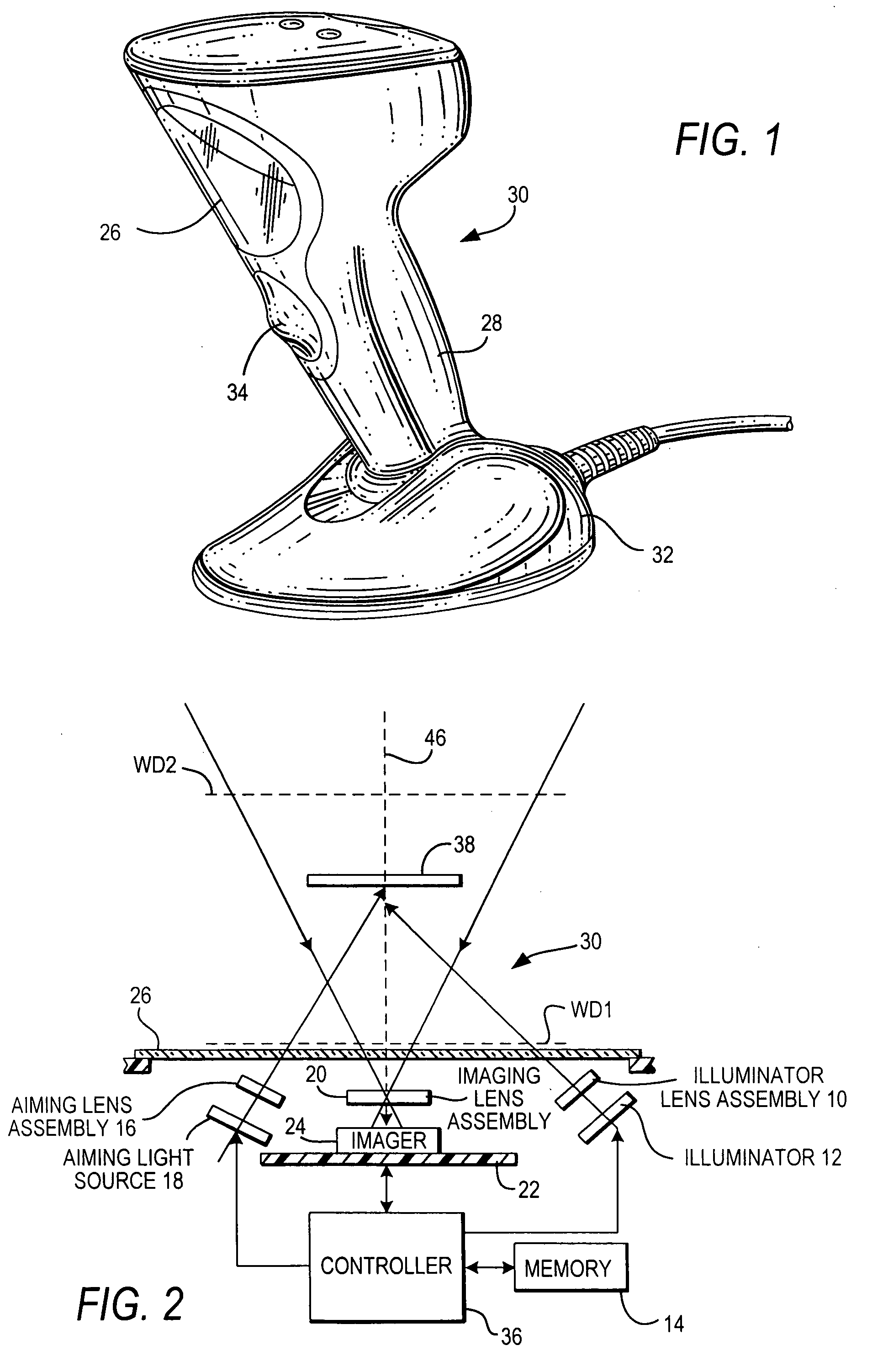 Long range imaging reader