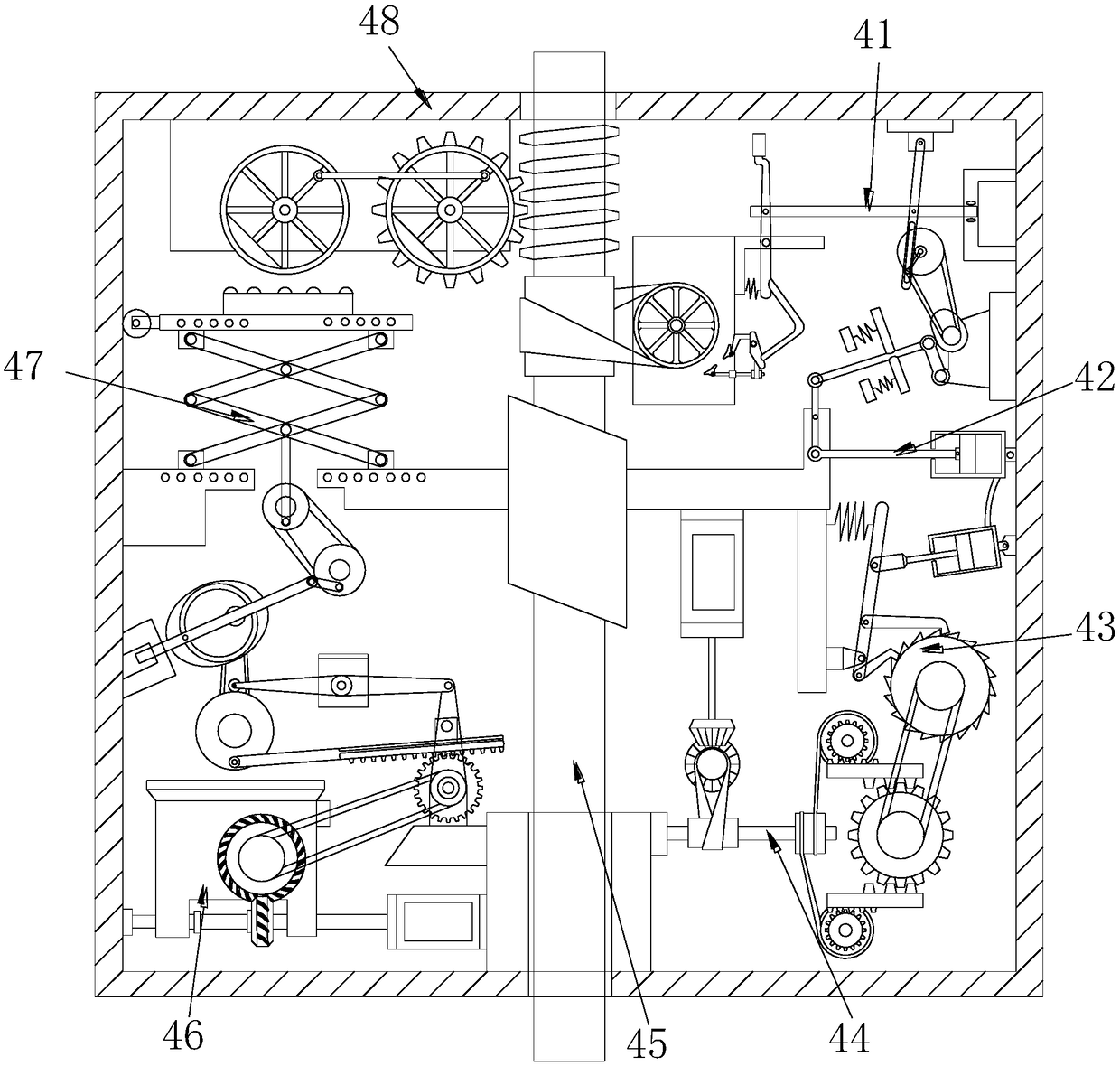 Vehicle steering transmission device