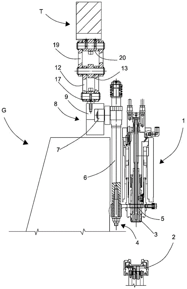 Safety device for punches in a compression moulding apparatus