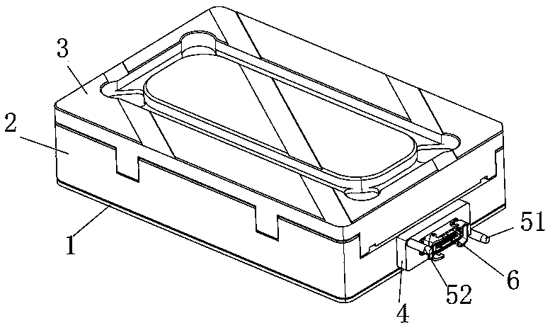 Intelligent temperature control mold for hot bending of 3C member, and control method thereof