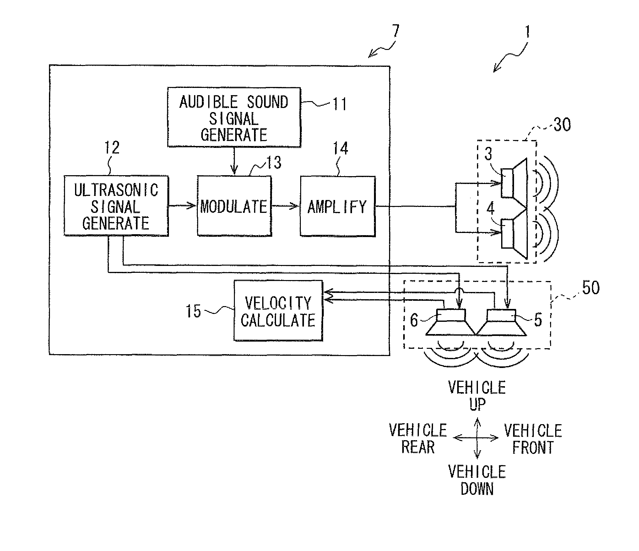 Vehicle presence notification apparatus