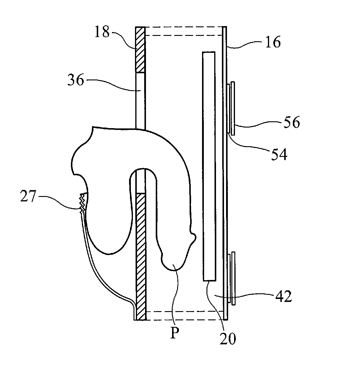 Incontinence device for ambulatory males