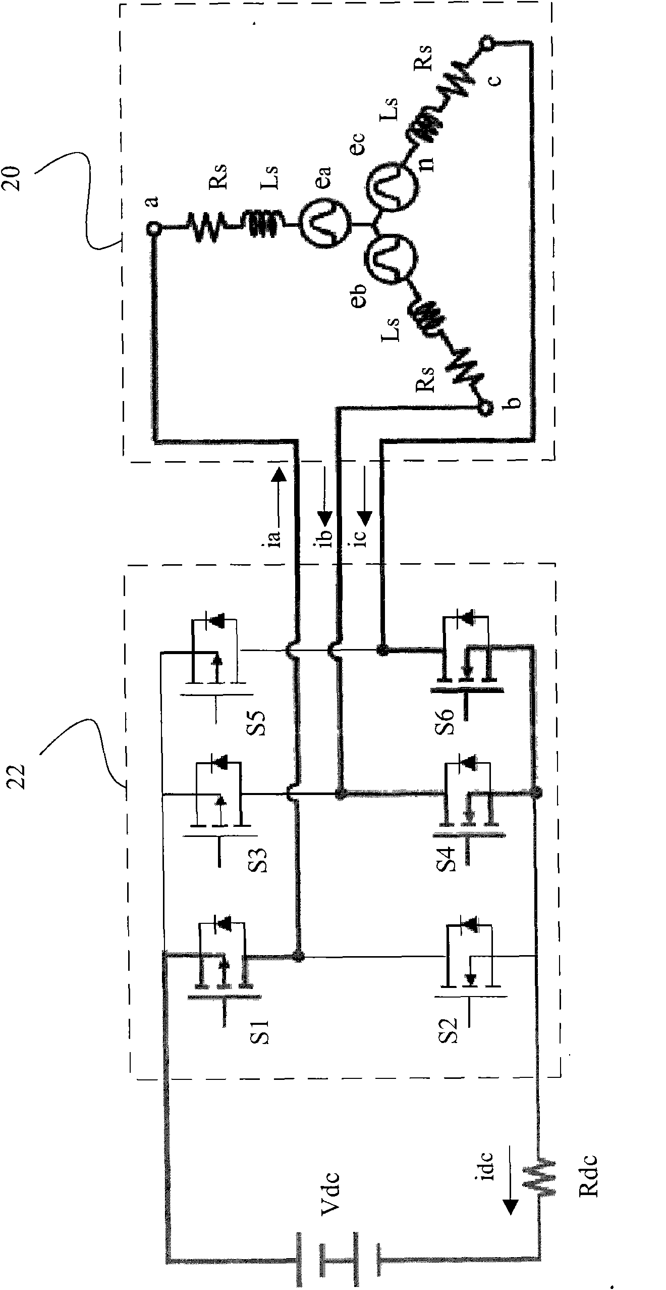 Rotor position detecting device and method of permanent magnet type synchronous motor