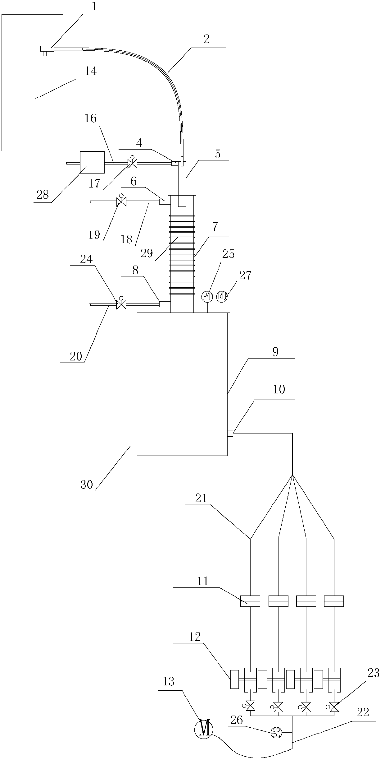 A portable atmospheric particle dilution channel sampler and sampling method