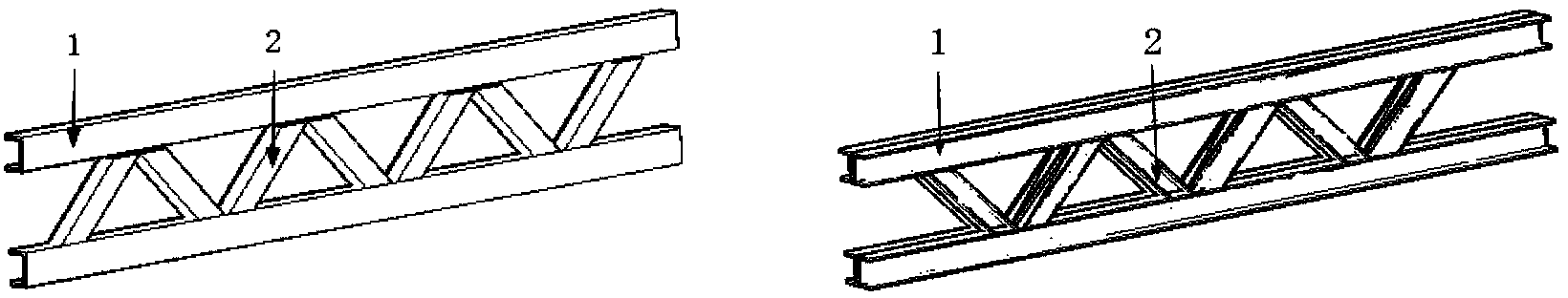 Industrially assembled multiple high-rise steel special-shaped column frame-eccentric supporting system