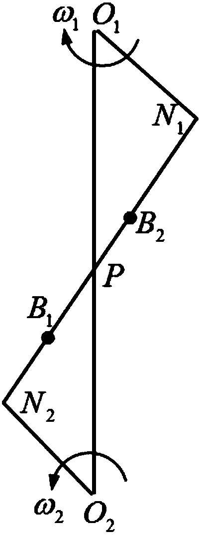 Dot-line engaged bevel gear pair high in bearing capability and low in vibration