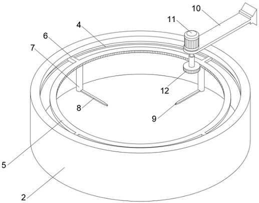 Hotpot condiment stir-frying device capable of conveniently detecting moisture content