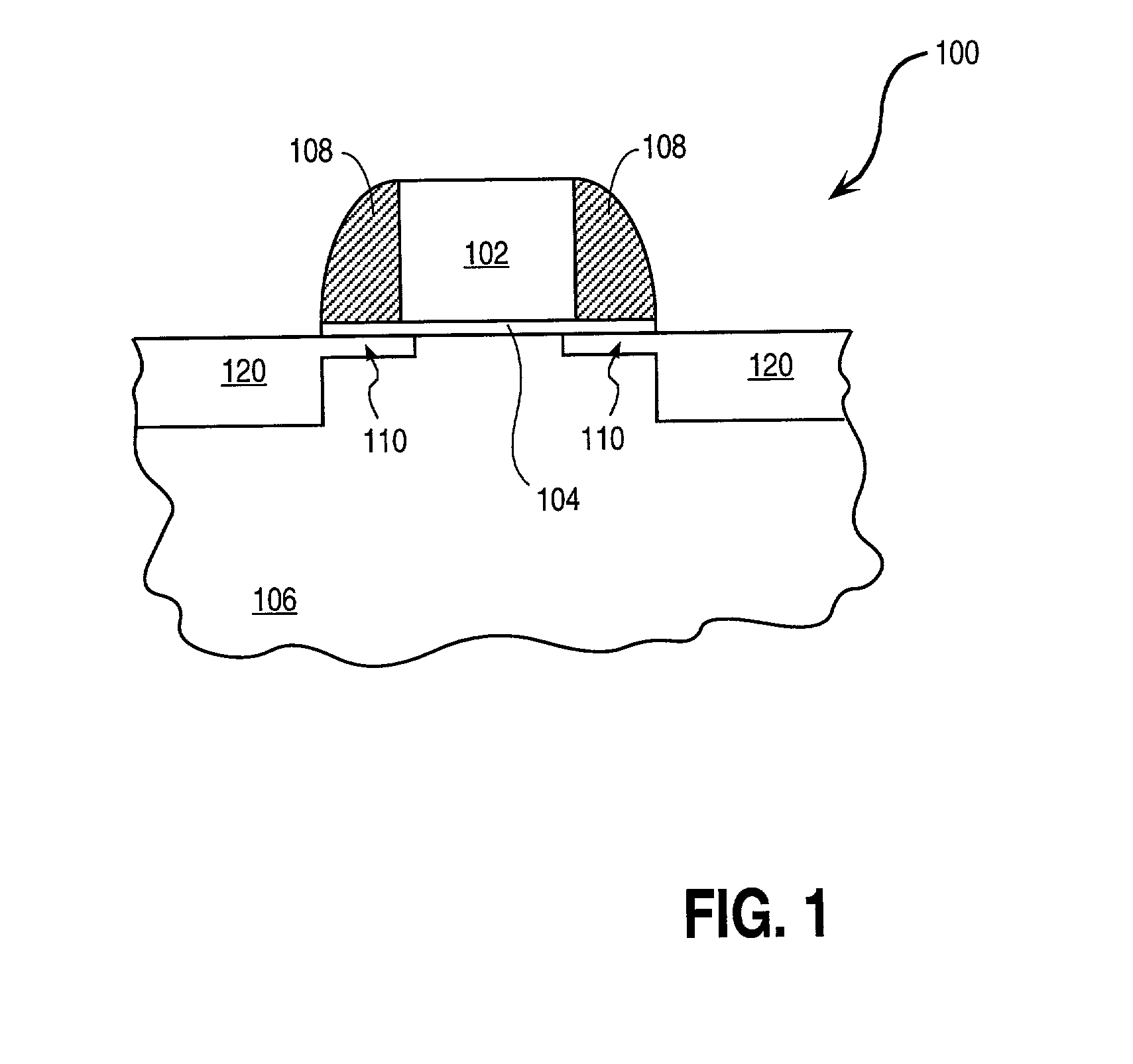 Novel mos transistor structure and method of fabrication