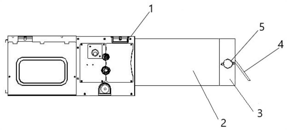 Ducted air conditioner air guide device and control method thereof