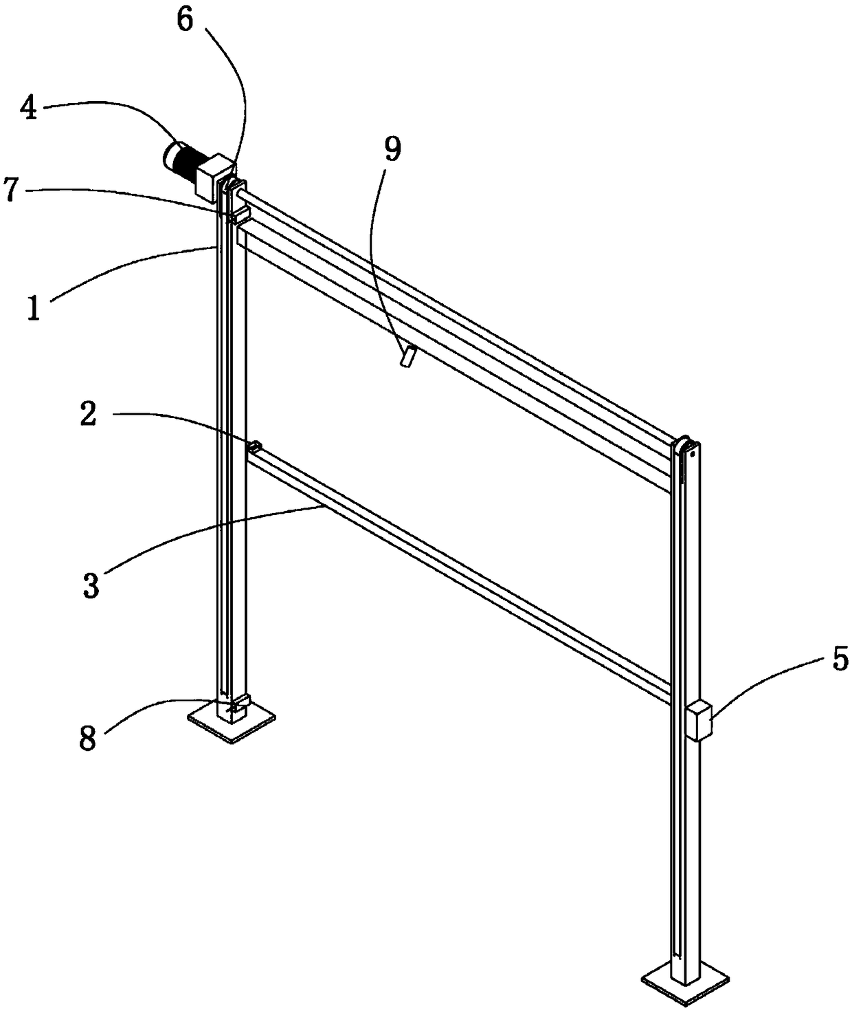 Horizontal bathroom cabinet layer board separation method, control method and device