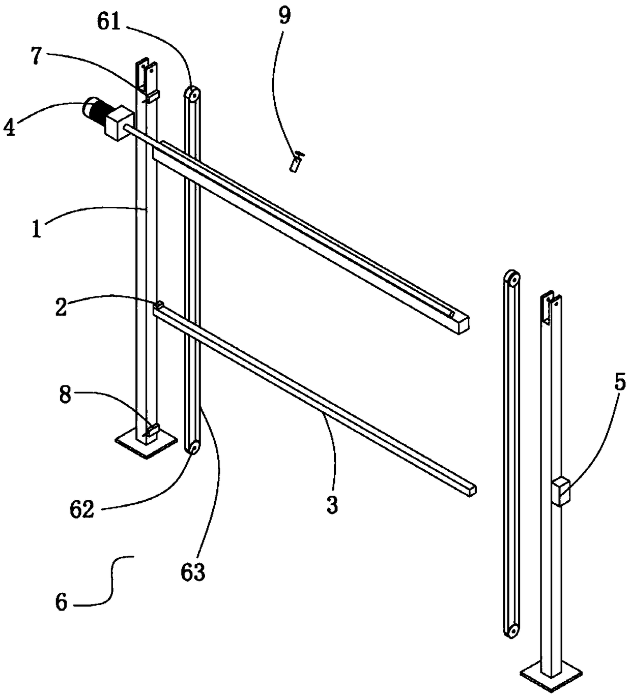 Horizontal bathroom cabinet layer board separation method, control method and device