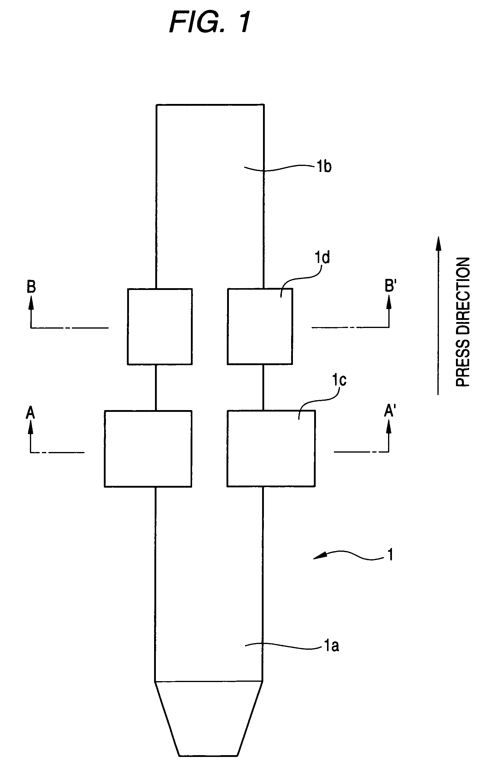 Terminal holding structure of board mounted-type connector