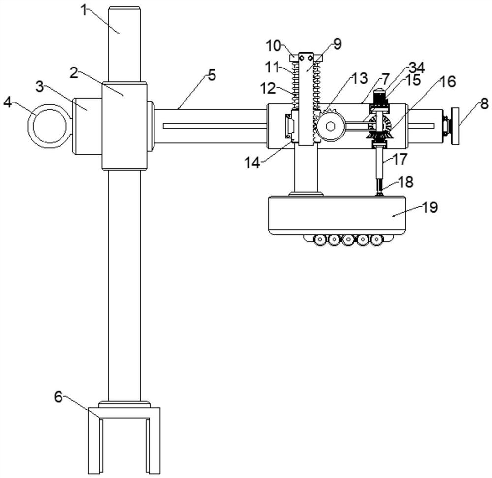 Auxiliary massage device for pediatric digestion treatment